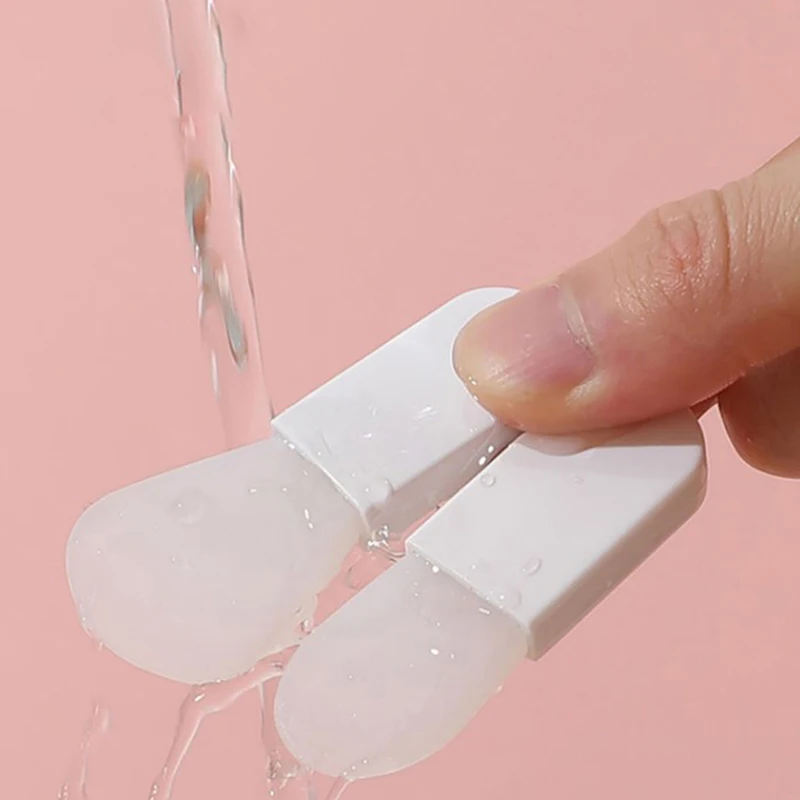 3Pc morbido Silicone maschera per il viso pennello cura della pelle del viso portatile fai da te crema per il viso fango miscelazione maschera pennelli trucco riutilizzabile strumenti di bellezza