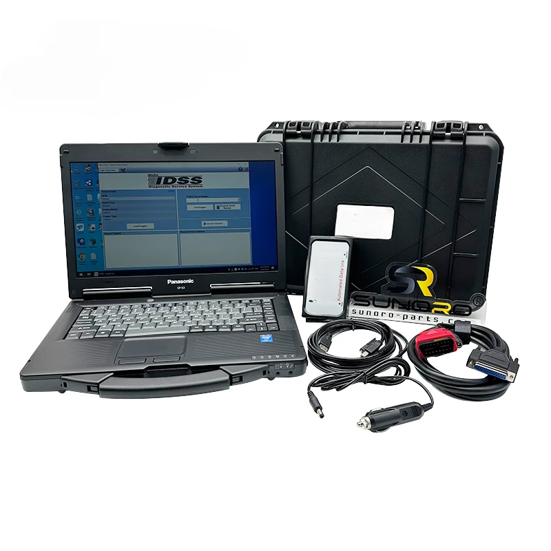 

Diagnostic Kit for Isuzu IDSS G-IDSS E-IDSS 4HK1 engine Excavator Truck Diagnostic tool Scanner + Toughbook CF53 laptop