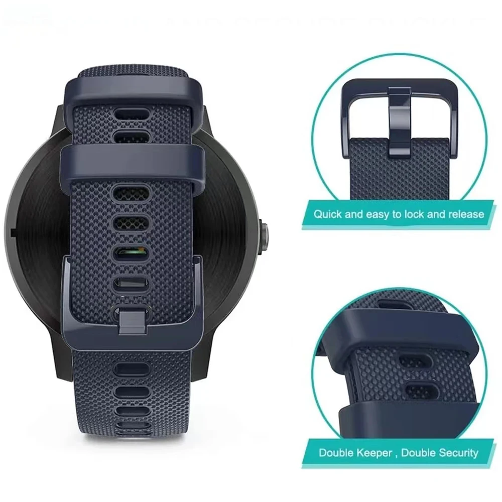 20mm Strap for Amazfit Active/GTS 4 2 Mini/GTS 3 2E Silicone Band Bracelet for Amazfit GTR Mini/42mm Watchband Wristband