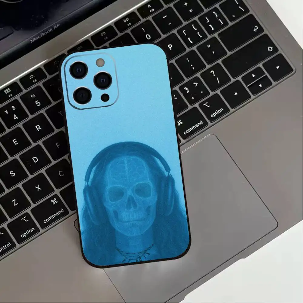 حافظة هاتف S-Singer L-Lorde V-Virgin لهاتف iPhone 17,16,15,14,13,12,11 Plus، Pro Max، XS، غطاء أسود من السيليكون الناعم #5