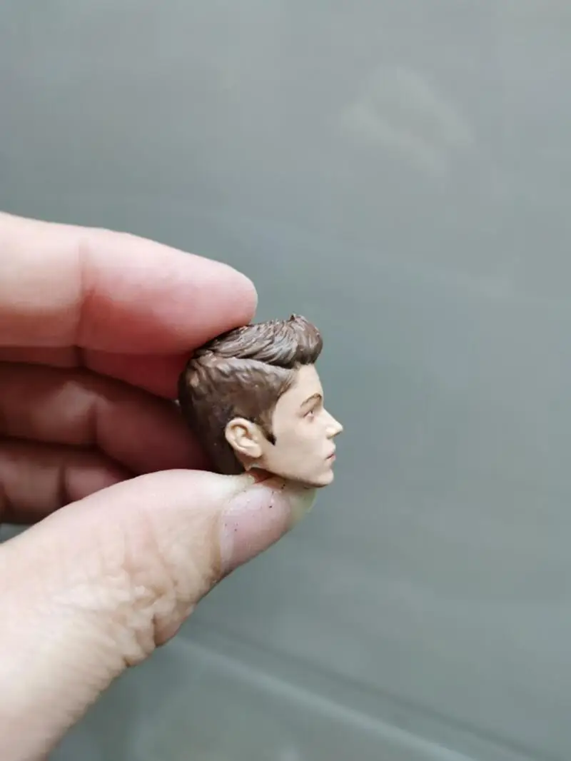 Rzeźba głowy w skali 1/12 Justin Bieber Piosenkarz Gwiazda Żołnierz Model PVC 6-calowa Figurka Akcji Lalka