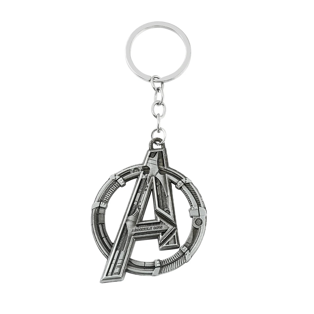 

Avengers Tower Letter A Logo Keyrings Cosplay Props For Men Women Backpack Keychain Accessories Gifts
