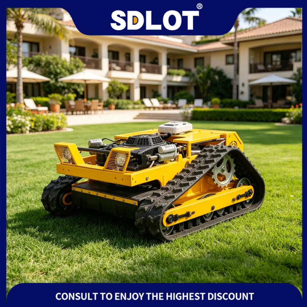 Remote Control Lawn Mower Professional High Efficiency All Terrain Efficient Work Powerful Output Stable Operation