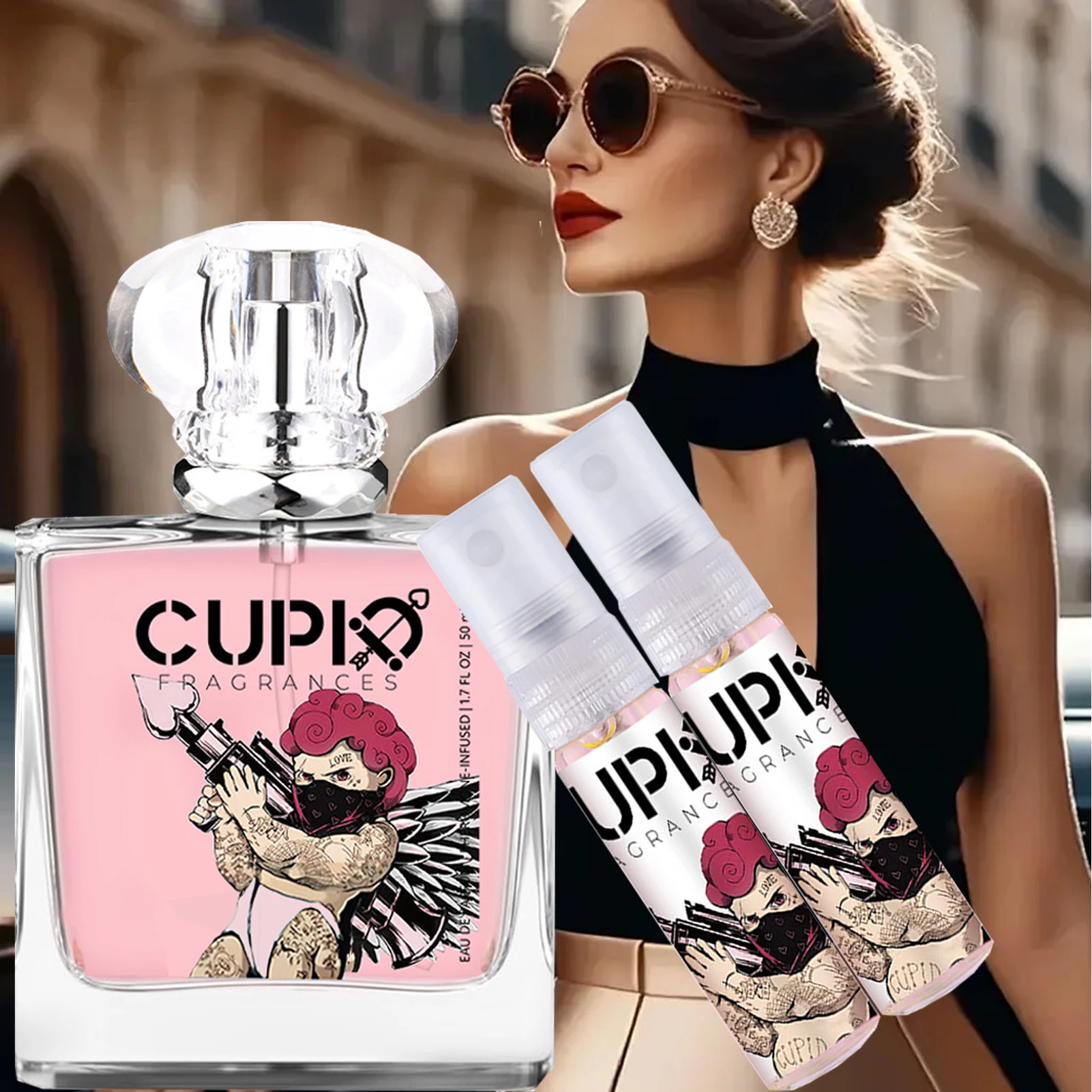 بخاخ عطر كيوبيد ريد للرجال، 1.7 أونصة، 50 مل