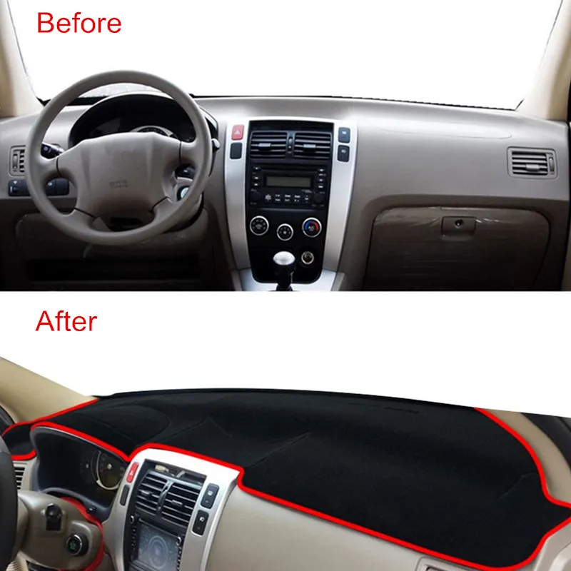 

Car Accessories For Hyundai Tucson 2005 2006 2007 2008 2009 JM Dashboard Cover Mat Pad Dash Board Sun Shade Carpet Rug Protector