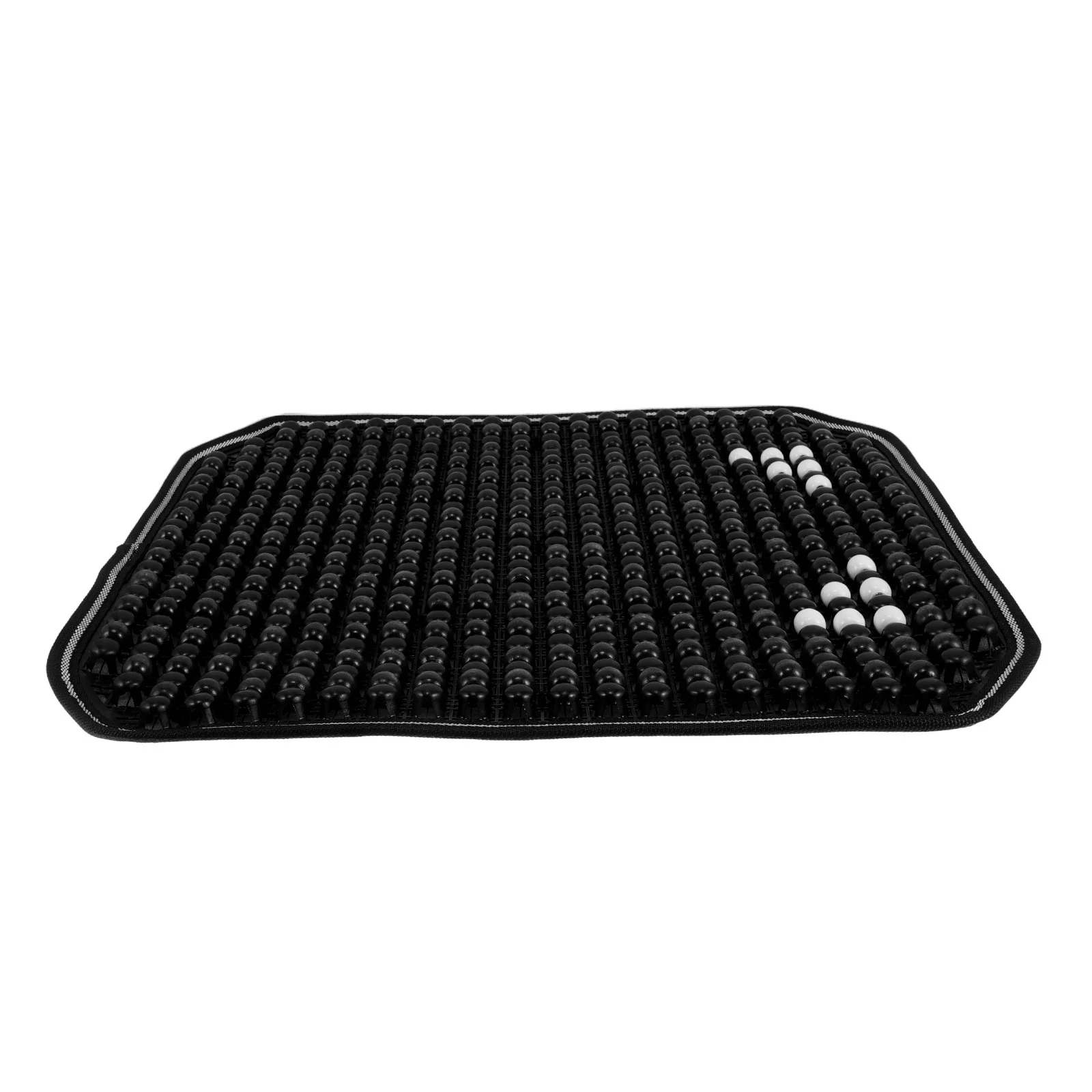 

Beaded Car Seat Cover Set Ergonomic Non Slip Wooden Bead Cushion Comfortable All Season Ventilation Driving Protection