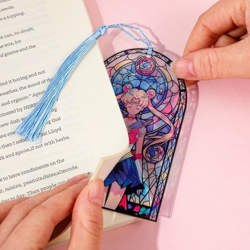 بحار القمر الزجاج الملون نمط المرجعية المياه الجليد القمر حلم الشكل مع شرابة الرسوم المتحركة الطرفية القراءة علامة الأشياء الجيدة