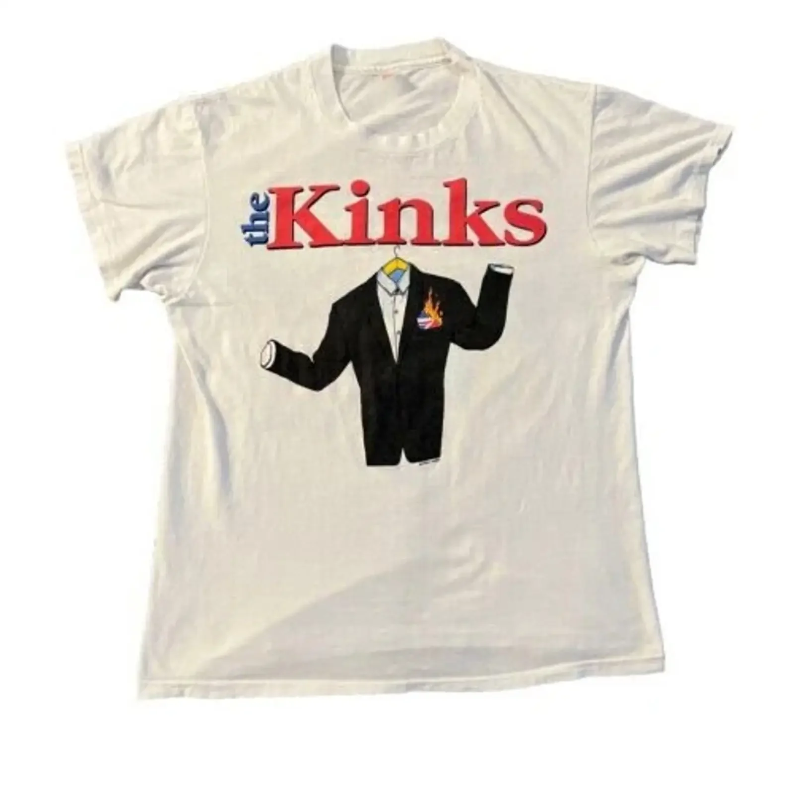 Neu The Kinks 1990 Band Geschenk für Fans S 5XL T Shirt BI04_161 vintage Washed fashion homme Versatile Top For Everyday Wear