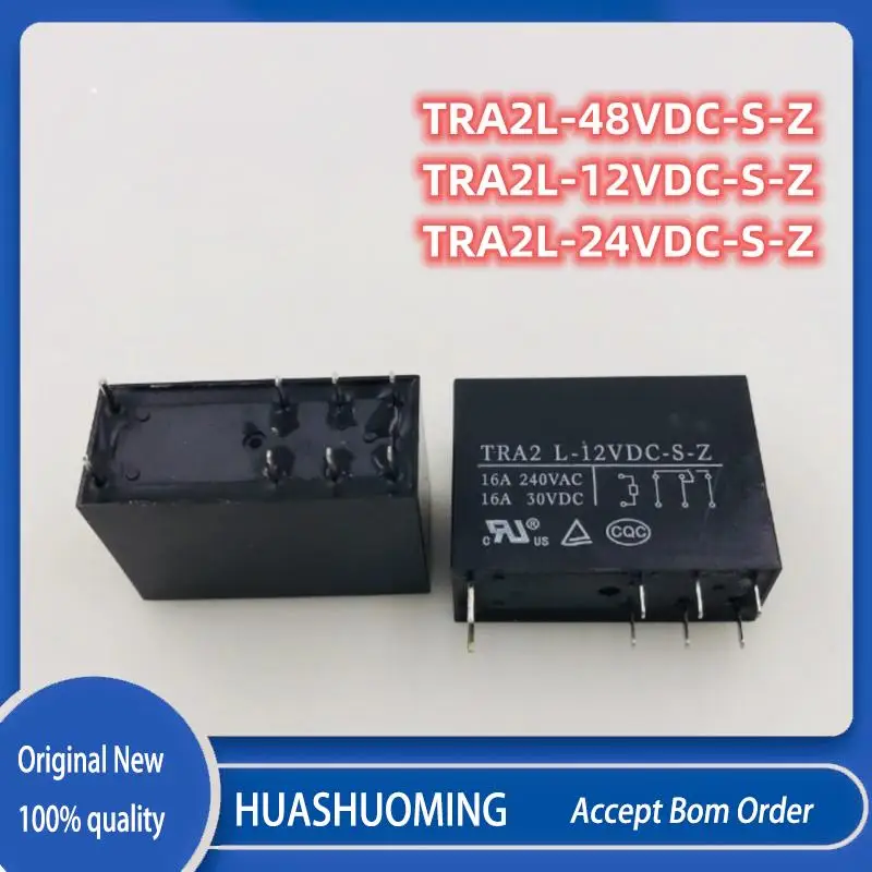 10PCS/Lot  New  16A 12VDC 24VDC 48VDC 8PIN TRA2L-5VDC-S-Z TRA2L-12VDC-S-Z TRA2L-24VDC-S-Z TRA2L-48VDC-S-Z