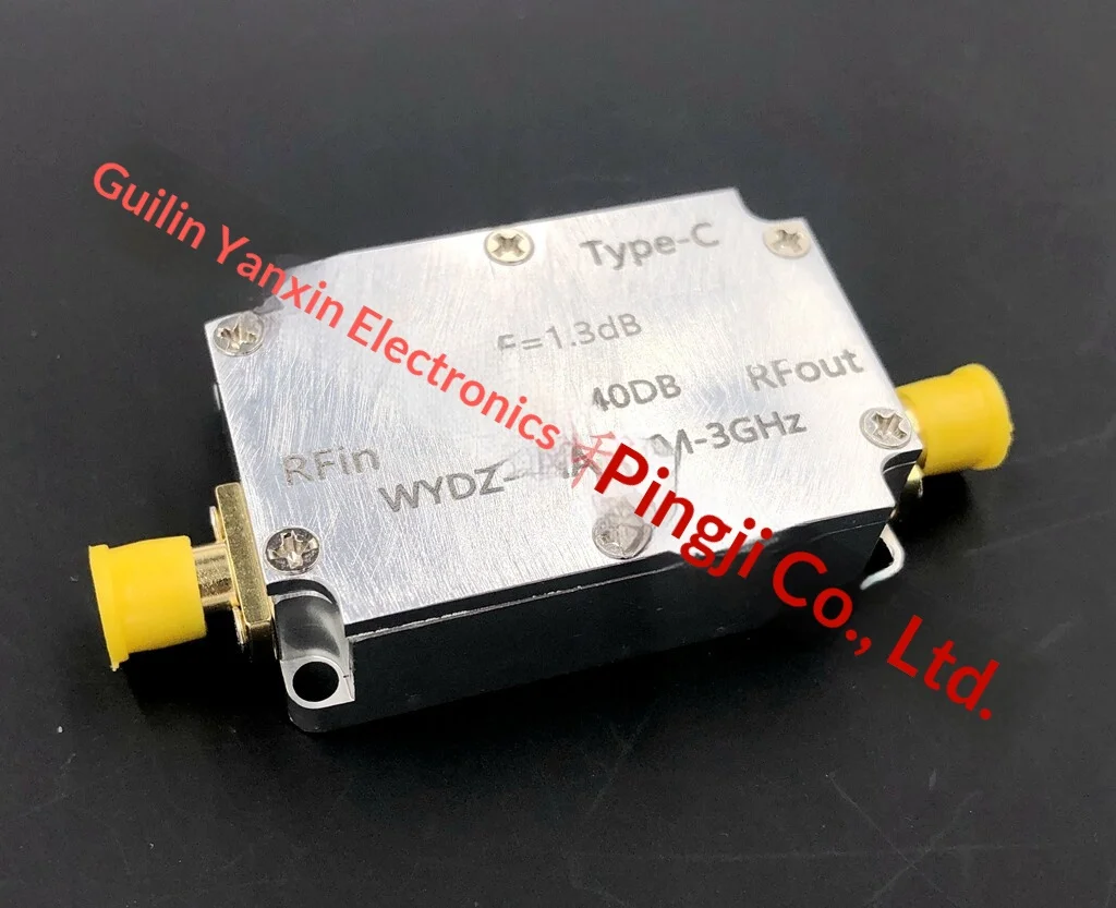 RF Signal Amplifier Low Noise 20 MHz3 GHz Noise Figure 13 DB 40 DB Gain LNA for GPS and BeiDou China