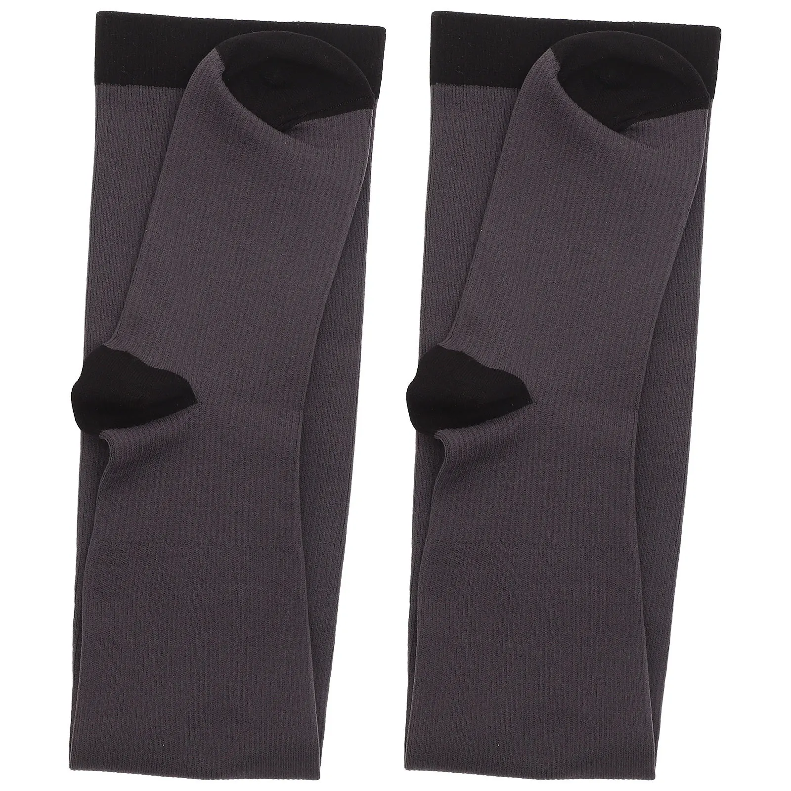 

1Pair Sports Running Compression Socks Knee High Breathable Socks for Cycling Hiking Outdoor Activities Stockings