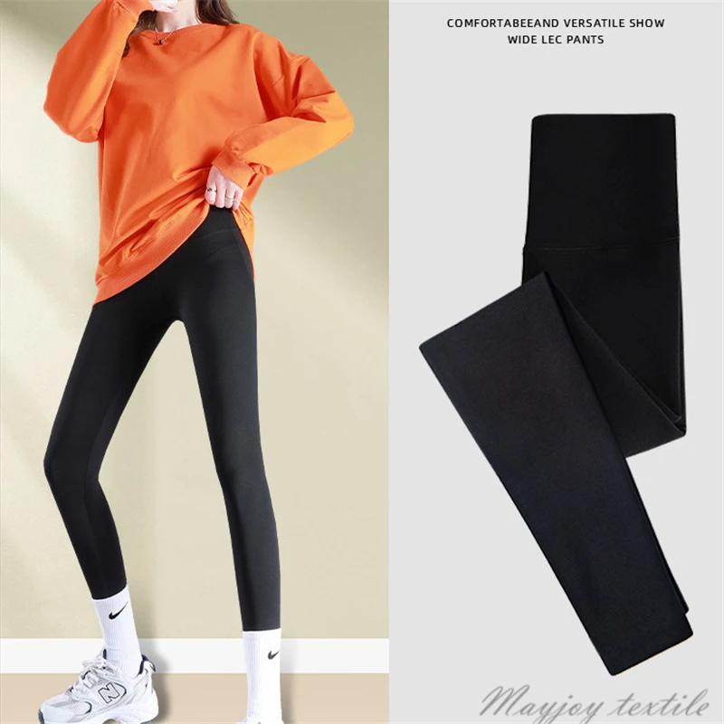 Women Winter Leggings Fleece Lined Thermal Pants Hot Stylish Matt Black Shark Skin Stretchy Leggings Booty Lifting Yoga Workout