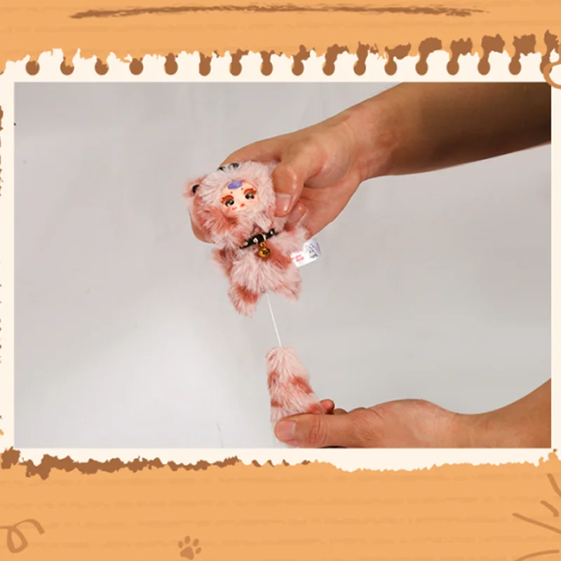 مم السكر الطفل مم الفينيل أفخم صندوق أعمى العصرية لعبة حقيبة قلادة الديكور المفاتيح لطيف القط دمية صندوق غامض فتاة مفاجأة هدية