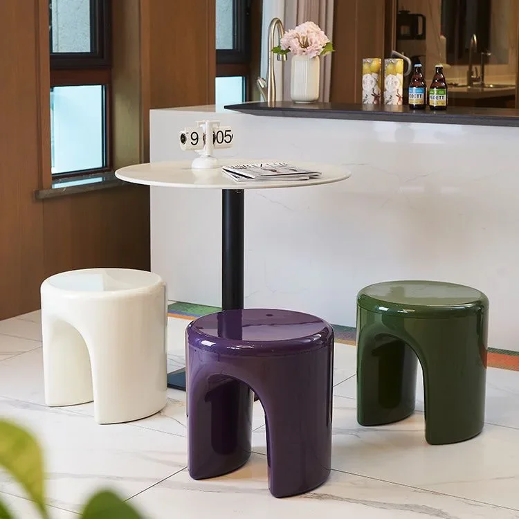 Creative Nordic designer hourglass edge, sofa small apartment, shoe changing stool, bedside table