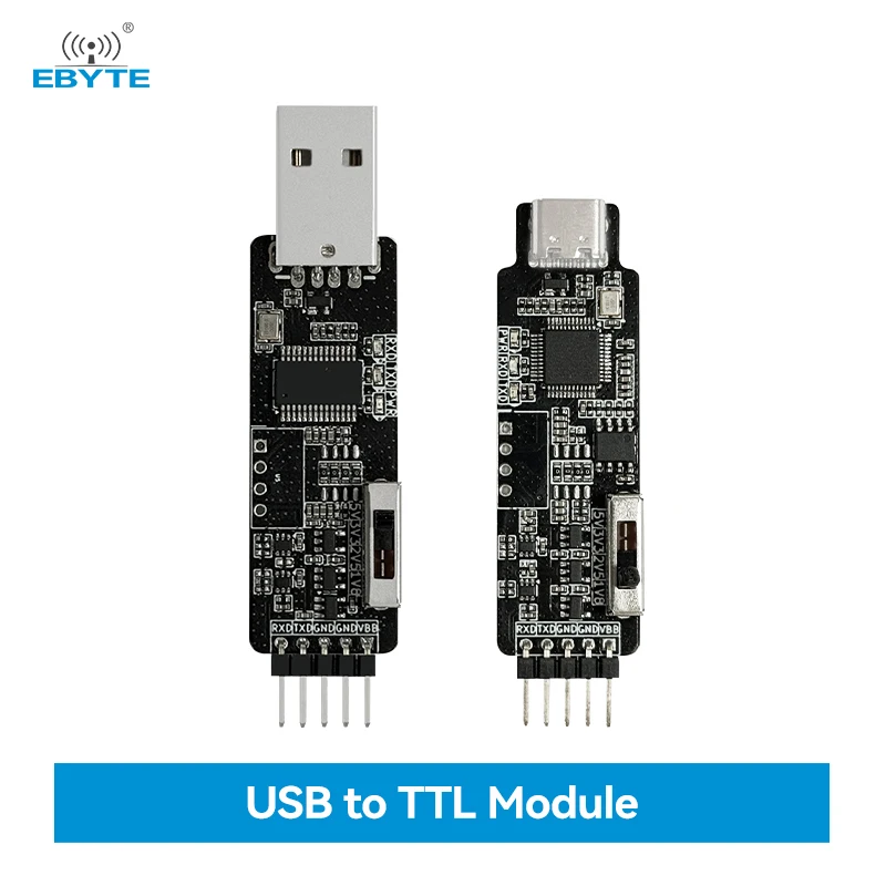 USB to TTL Module CH340G FT232RL FT232HL Type-C Type-A 1.8V/2.5V/3.3V/5V Isolation EBYTE E810-T1 Series 3/6/12Mbps