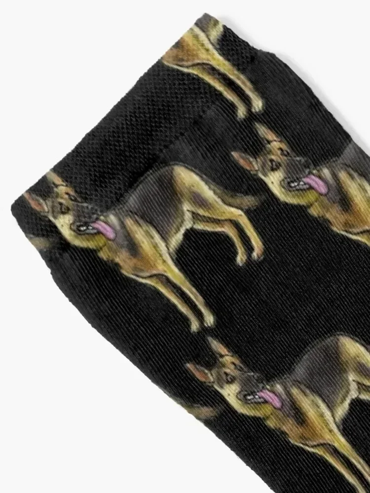 My German Shepherd - Christmas And Birthday Gift Ideas For Dog Lovers Socks anti-slip snow Socks Man Women's