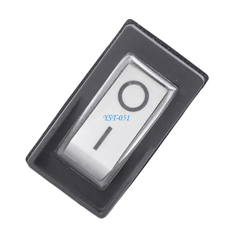 

E15A 4/5 Pins Waterproof Electromagnetic Push Button Switches On/Close Rocker Switches with Overload Protections Easy to Use