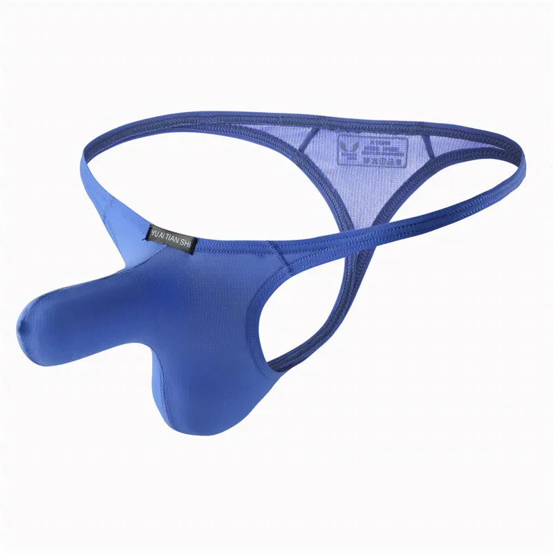 

Men Sexy Thongs Elephant Nose Pouch Bikini Underwear Low Waist Breathable Sexy Men's Comfortable Panties G-String Thong