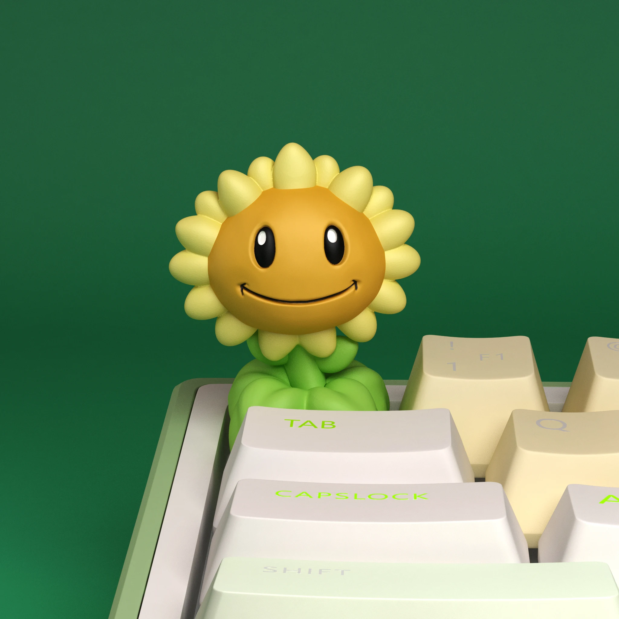نباتات Keycap مخصصة مقابل. الزومبي أنيمي كيكابس عباد الشمس Peashooter لطيف الحرفي مفتاح قبعات لوحة المفاتيح الميكانيكية ألعاب الكمبيوتر لعبة الهدايا