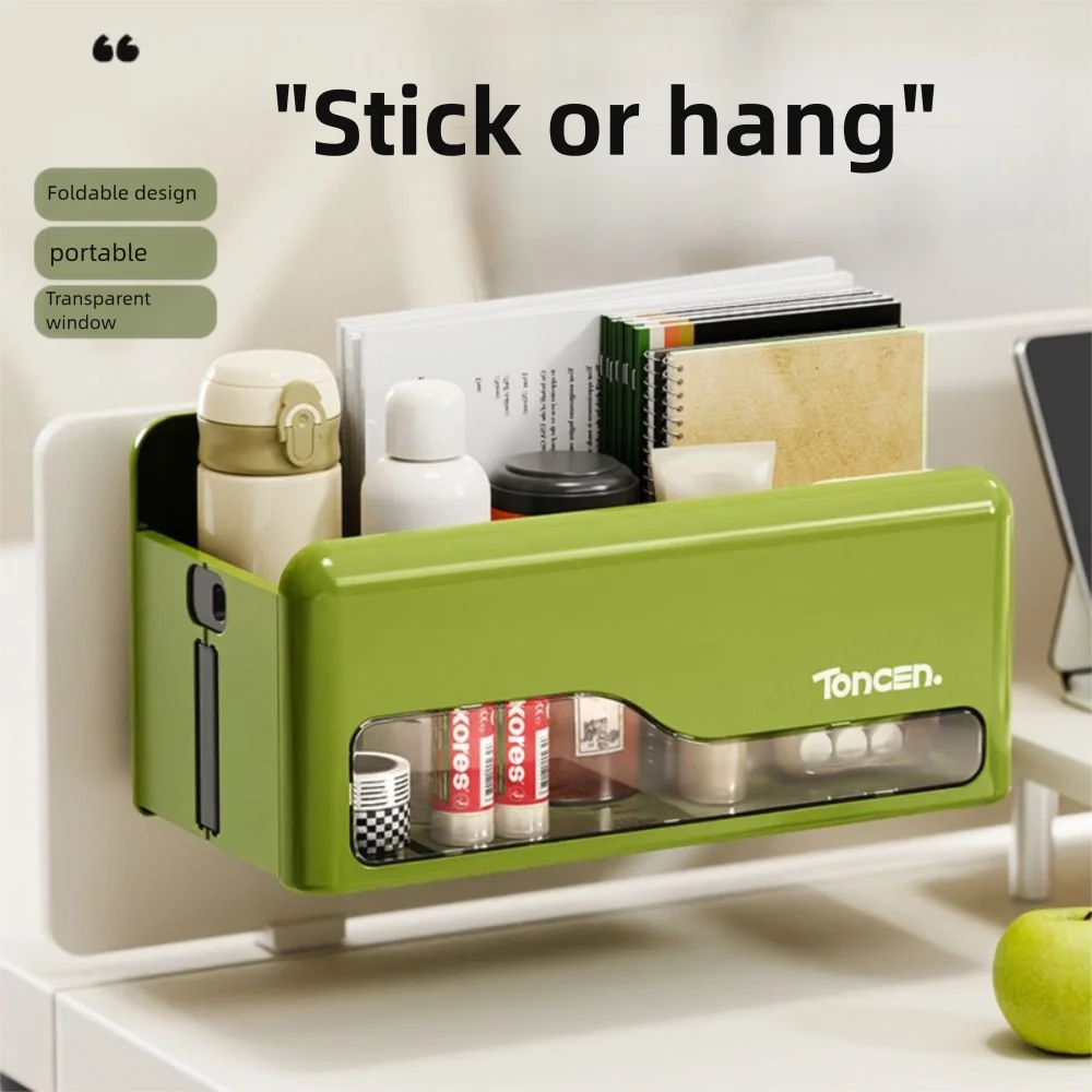 

Креативный подвесной органайзер, разделенный ящик для хранения в общежитии без перфорации, компактный пластиковый стеллаж для хранения в ванной комнате, гостиная