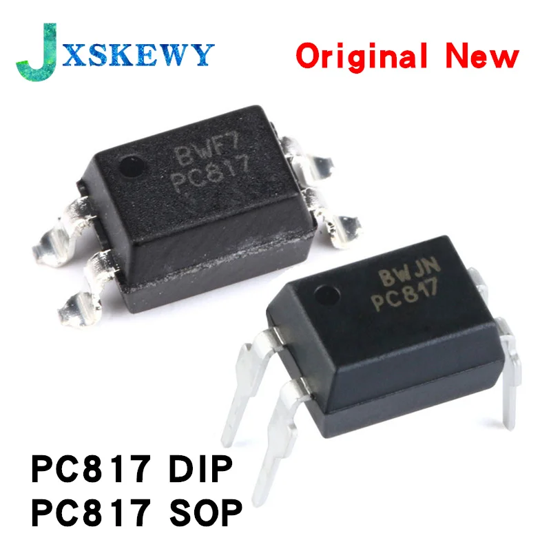 100Pcs PC817C DIP4 SOP4 PC817-C DIP SOP PC817 C DP817C EL817C SOP-4 DIP-4 Optocoupler