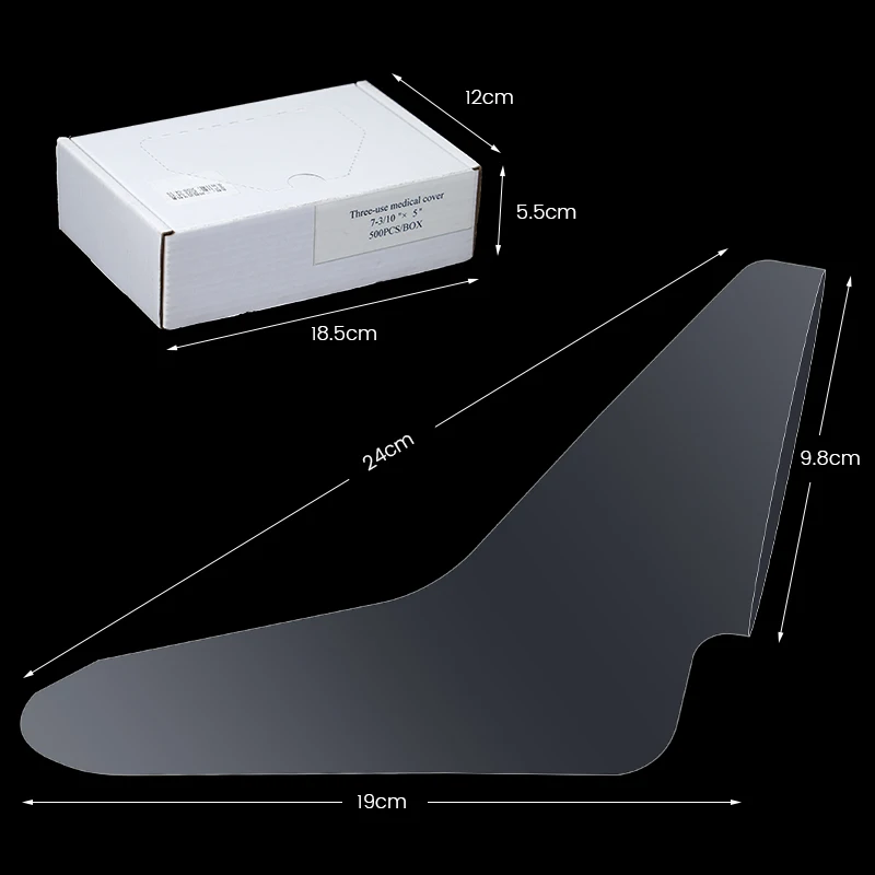 500 sztuk/pudło dentystyczna trójdrożna strzykawka rękobokowa osłona rękawa jednorazowa Film ochronny materiał stomatologiczny