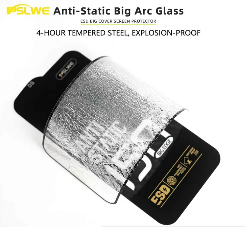 10 قطع آيفون 17 برو HD واقي شاشة زجاجي فولاذي LH2 مادة مقاومة للخدوش اليومية