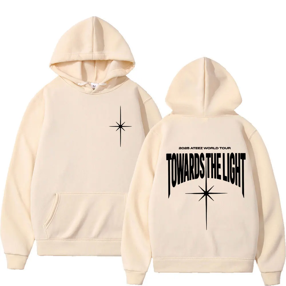 Korean Kpop 2025 Ateez World Tour Towards The Light Hoodie Men