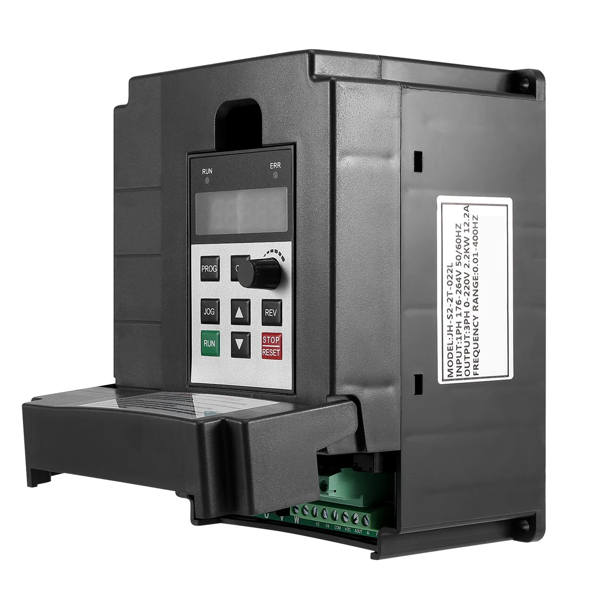 A06K 2.2KW 220V محرك التردد المتغير العاكس واحد إلى 3 المرحلة CNC VFD Universal