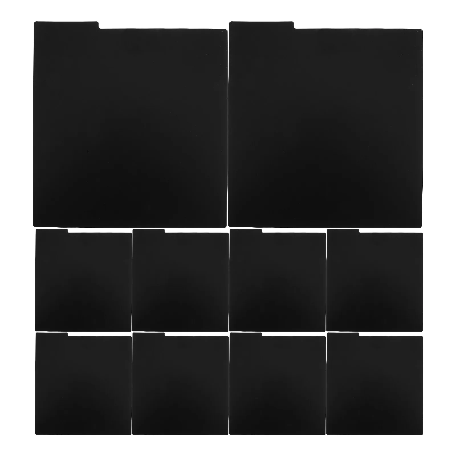

15Pcs Vinyl Record Organiser Blank Writable Divider Strong Plastic Record Shelf Divider for DIY Labeling and Collection