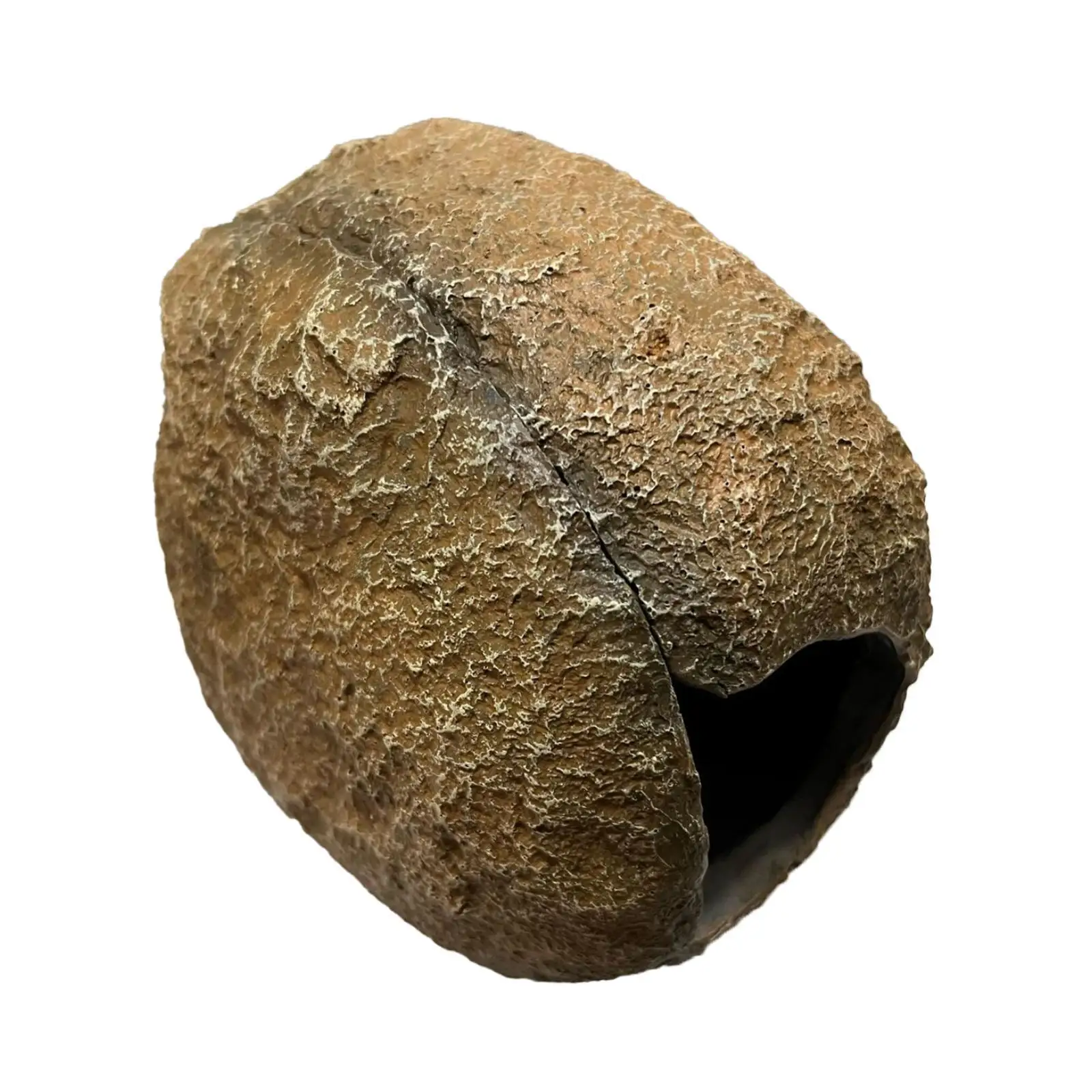 

Магнитное укрытие для аквариума: пещера для рыб и креветок из смолы, две части, легко соединяются, имитация скалы