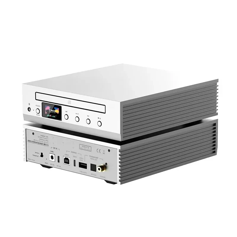 Shanling CR60 Desktop Turntable CD Ripper Optical Fiber Coaxial USB-A Digital Output CD Player