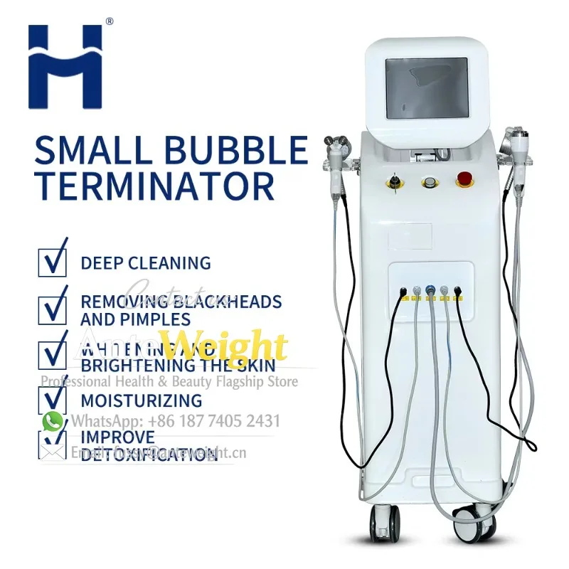 Professionnel High Frequency Aqua Peeling Facial Machine RF Facial Beauty Instrument Microdermabrasion Machine