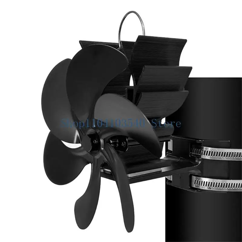 02DC موقد يعمل بالطاقة الحرارية مروحة بيئية تعمل على تحسين دوران الهواء من أجل الدفء السريع #2