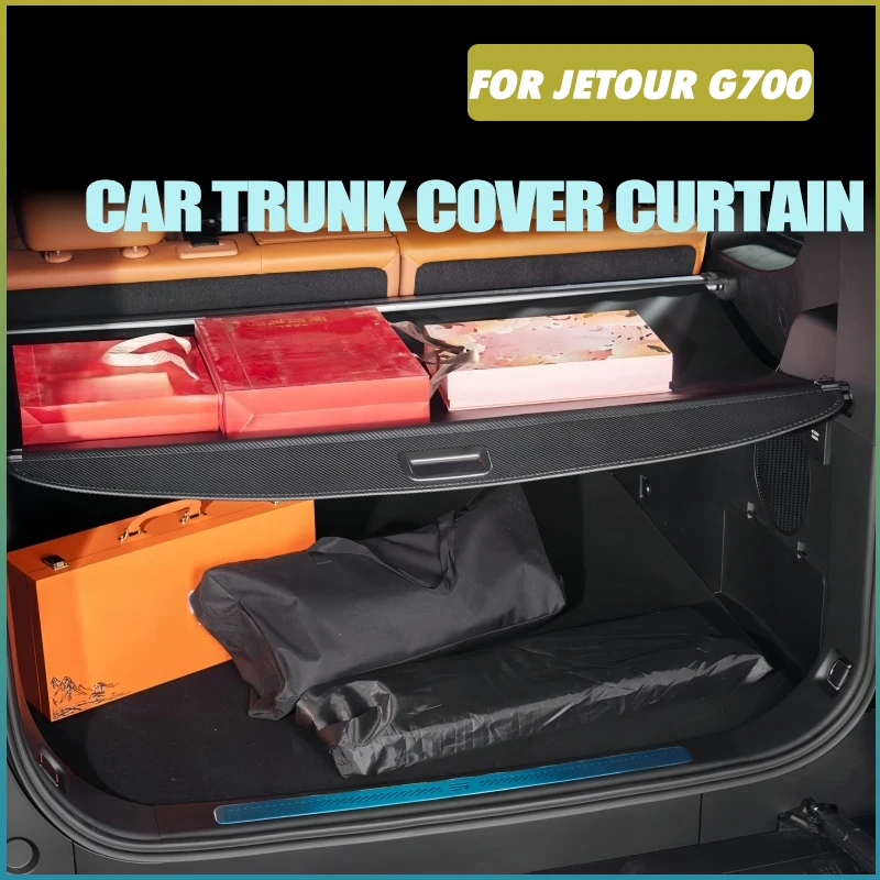 

Занавеска на крышку багажника автомобиля подходит для Chery Jetour G700, модифицированная задняя дверь автомобиля, перегородка багажника, стеллаж для хранения, детали для обновления салона автомобиля