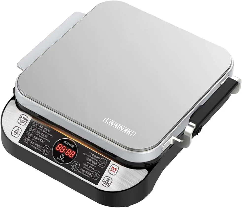 Electric Baking Pan LR-FD431 Skillet Griddle, US DuPont Non-Stick Coating,Removable Upper and Lower Grill Pan, Easy to Clean,Ele