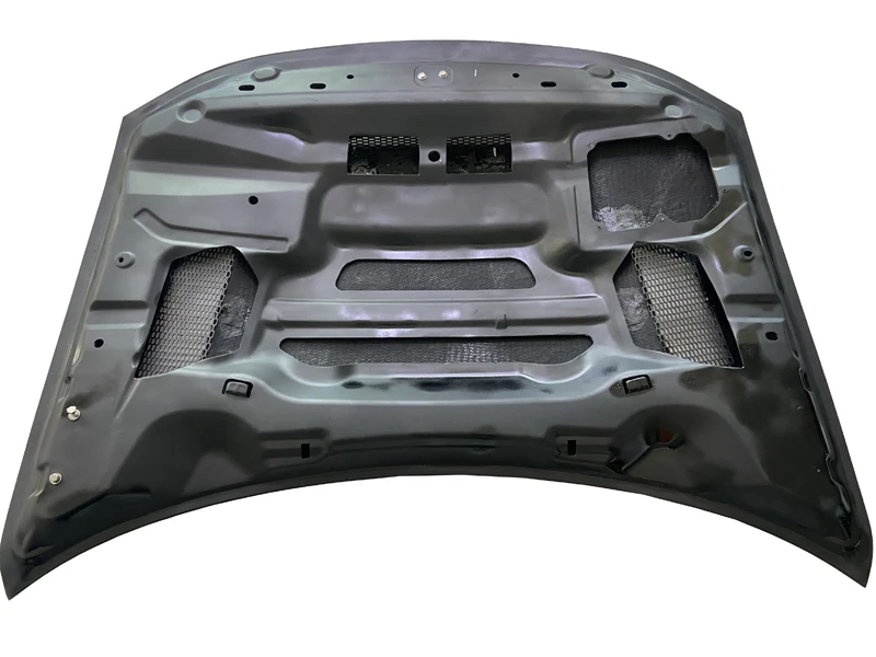 Redeye Style Carbon Fiber Front Hood Bonnet with Vents for 2015-21 Dodge Charger SRT Hellcat 5