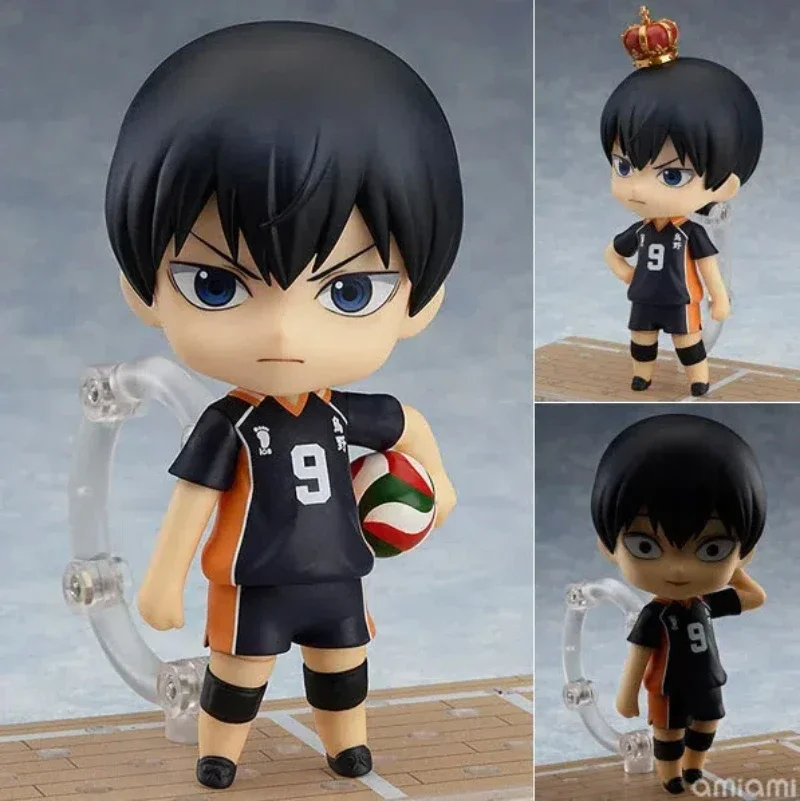 Novo 10cm anime haikyuu tobio kageyama q versão conjunta substituível figuras de ação pvc modelo estátua mesa decoração boneca brinquedo presentes