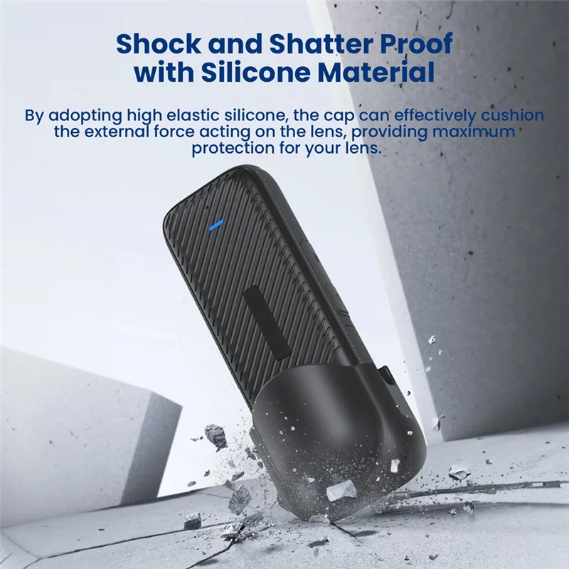 New-AMAGISN Silicone Lens Cap For Insta360 X5 For Insta360 X4 Lens Cover Action Camera Anti-Scratch Cover Accessories