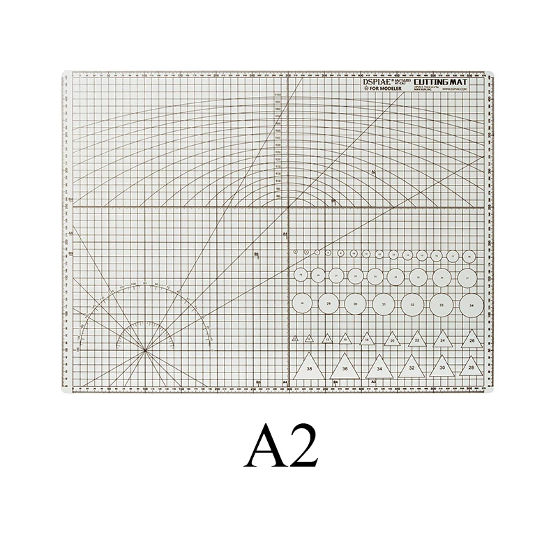 DSPIAE Cutting Dies AT-CA4/A3/A2 Cutting Mat (A4/A3/A2 Size) (2mm thicken type) Scrapbooking Stamping New Hand Tool Parts