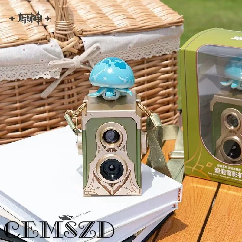 Game Genshin Impact Official Genuine Product Floating Hydro Fungus Theme Photo Bubble Machine Halloween Christmas Gifts Cosplay