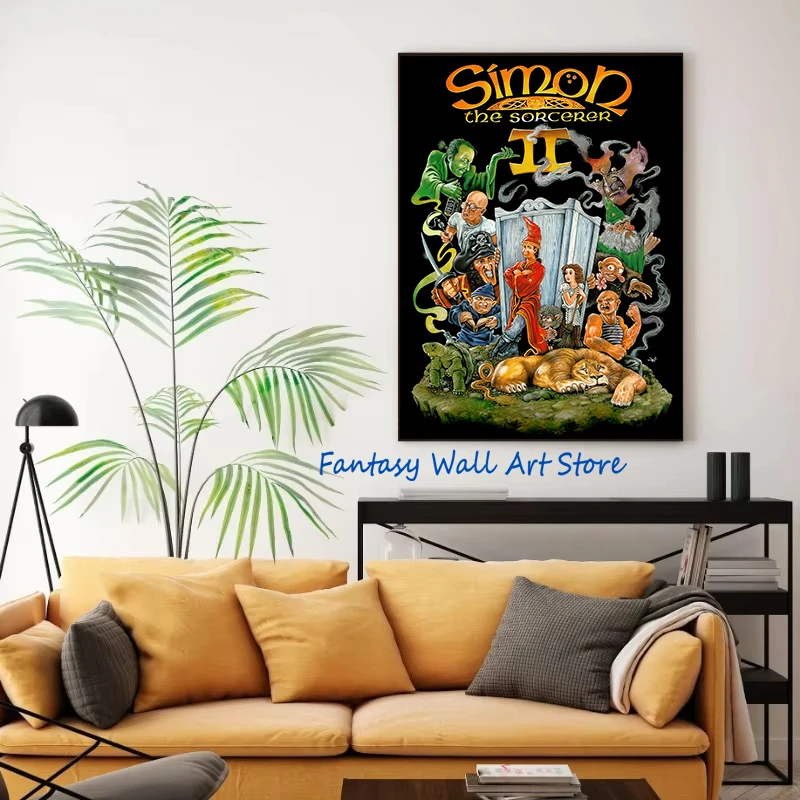 80s 90s خمر لعبة فيديو سر جزيرة القرد زاك Mckracken ريترو يغطي المشارك حائط لوح رسم صور ديكور المنزل