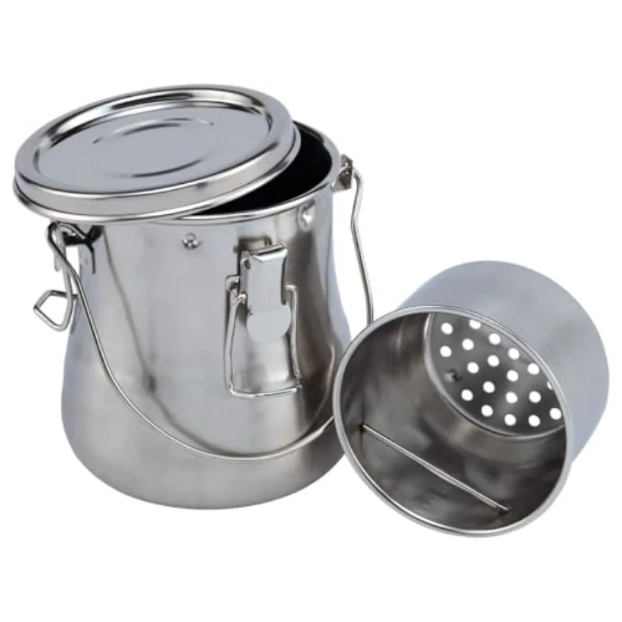

Da Vinci Artist Brush Washer - Stainless Steel Portable Basin Solvent Resistant Air-Tight and Leak Proof Secure Latches- 500ml