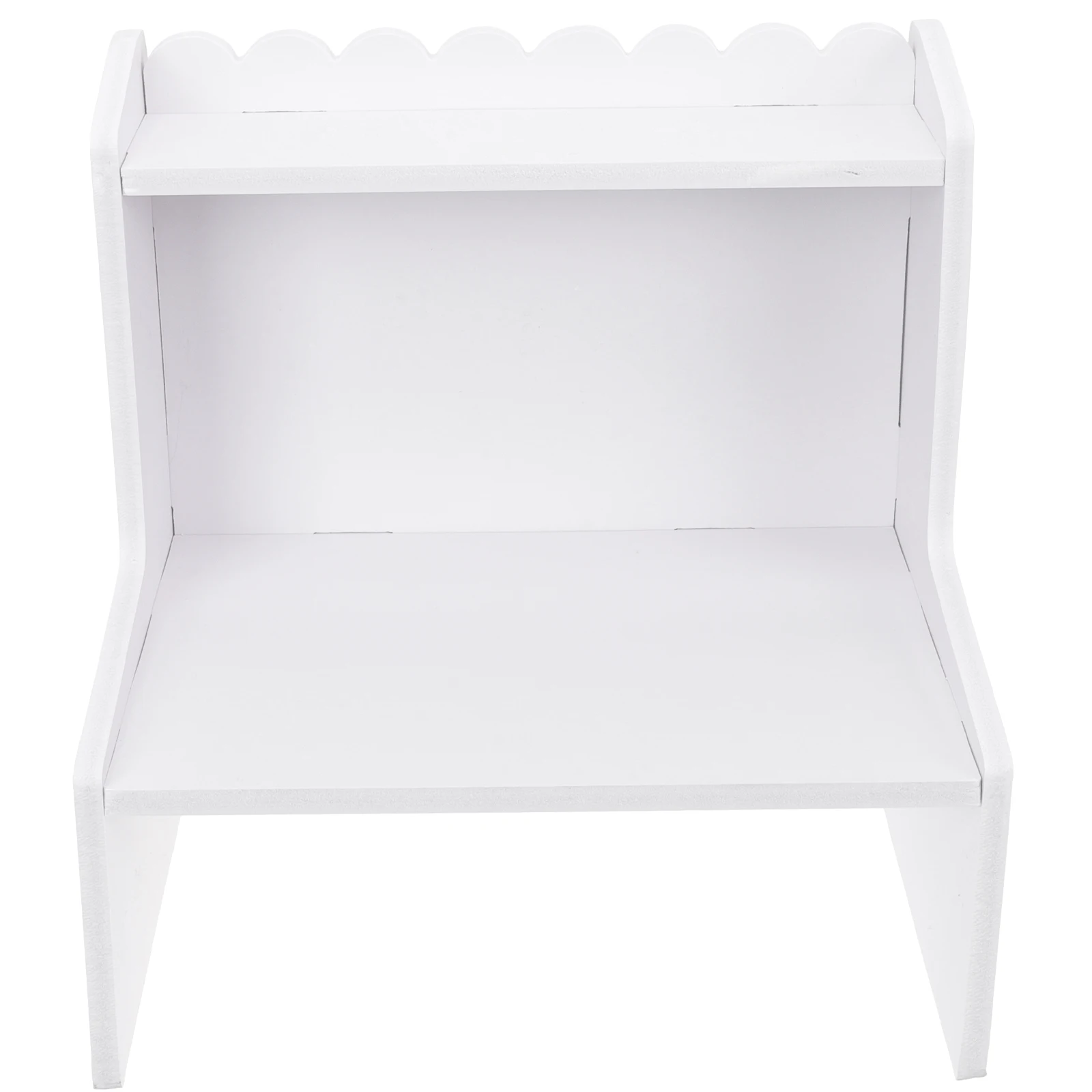 

Wooden Desktop ganizer Double Shelf Storage Rack for Cosmetics Cups Tools Office Supplies Layered Skincare Desk Shelves Home