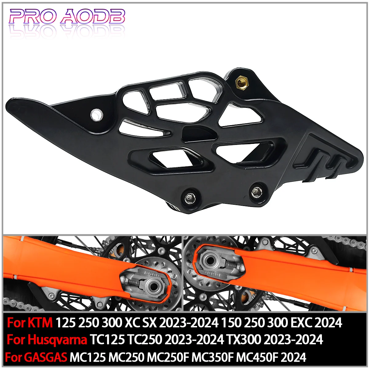 

For KTM EXC SXF 250 300/EXC 250 300 SIX DAYS Dirt bike 2024 NEW Motorcycle modification parts Chain Guide Guard Protection