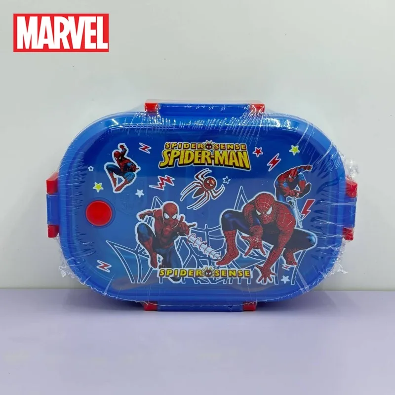 

Marvel Spider Man Bento Box Movie Stainless Steel 304 Large Capacity 750ml Sealed Partition Layer Lunch Box Portable Commute