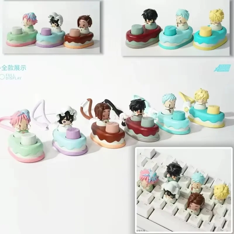 جديد الغريبة المرحلة الطفل سلسلة اليدوية صندوق أعمى مفاجأة نجم البحر الجسم دمية keycap الشكل حلية عيد ميلاد فتاة هدية حقيقية