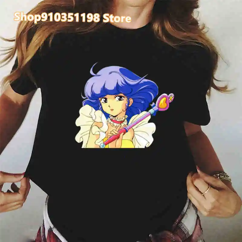 Anime Creamy Mami Women\'s Magical Angel T Shirt Cute Kawaii Girls TShirt Oversized Tees Tops Harajuku Short Sleeve drop,ship