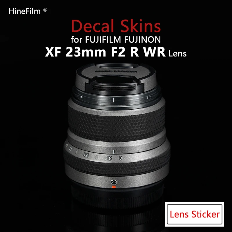 

Fuji XF23 F2 / 23 F2 Lens Premium Decal Skin for Fujifilm XF23mm F2 R WR Lens Protector Cover Film Wrap Sticker