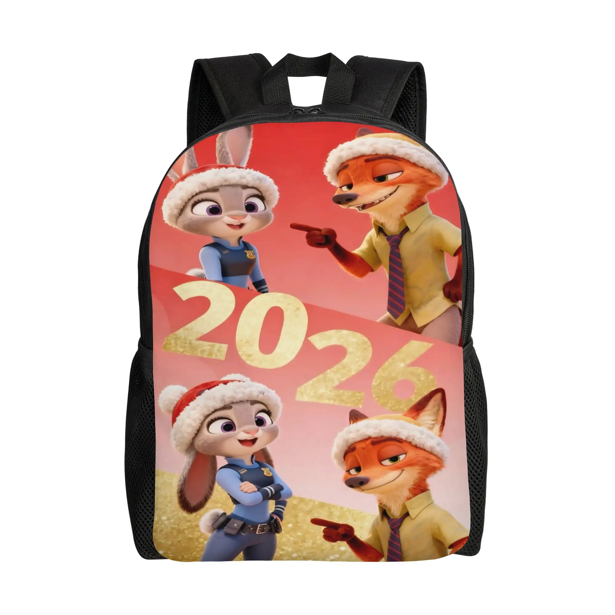 

1PC first day of school Backpack Disney Zootopia 2 Daypack 2026 Judy And Nick Desgin Vintage For Work Large Capacity Rucksack